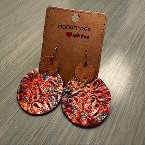 Handmade Leather Earrings